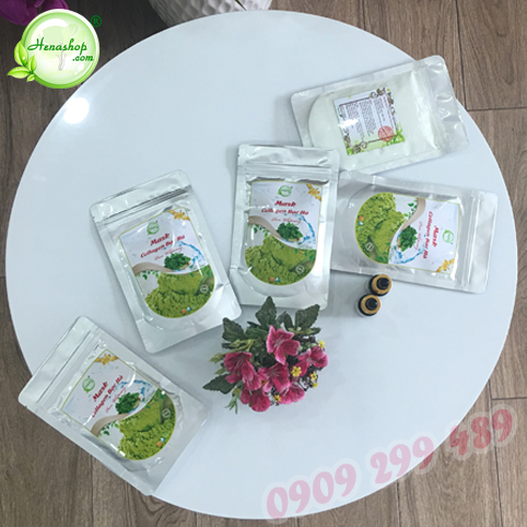 Mặt Nạ Collagen Bạc Hà Hena