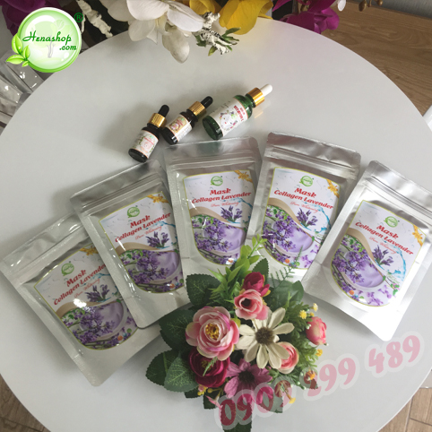 Mặt nạ collagen Hoa oải hương Lavender