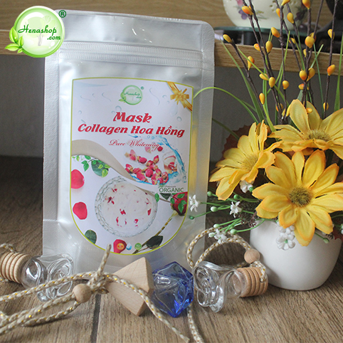 Mặt nạ collagen hoa hồng